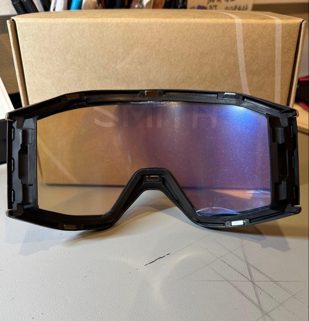 SMITH スカッドマグ 新品未使用レンズ ストームブルーセンサーミラー