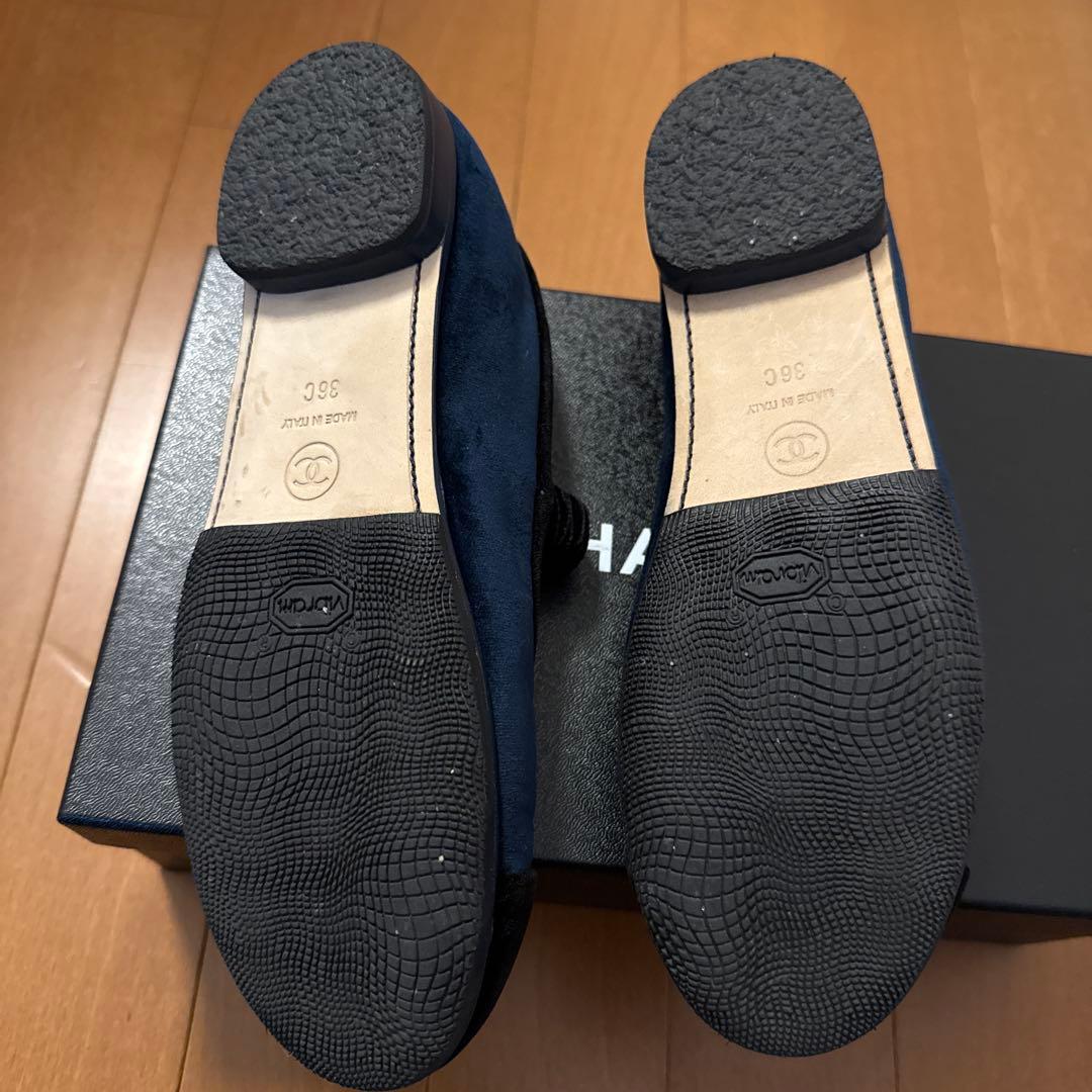 シャネル　CHANEL メリージェーン　フラットシューズ　36