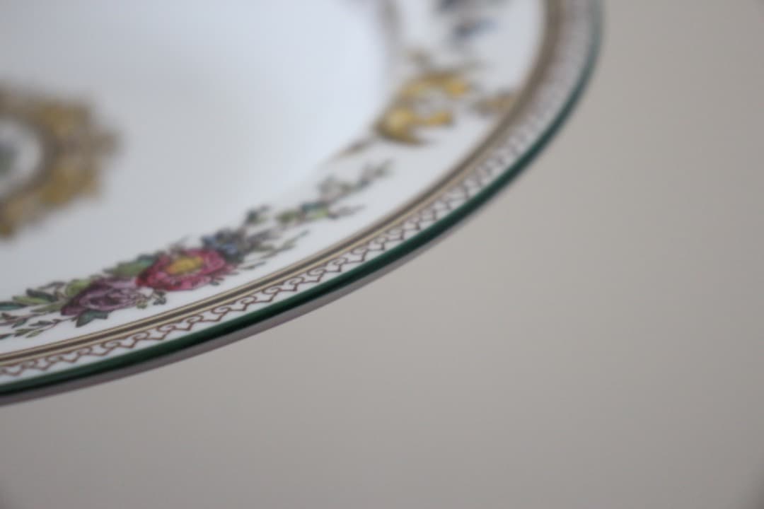 廃盤　WEDG WOOD　コロンビア　エナメル　スープボウル　深皿　６枚セット