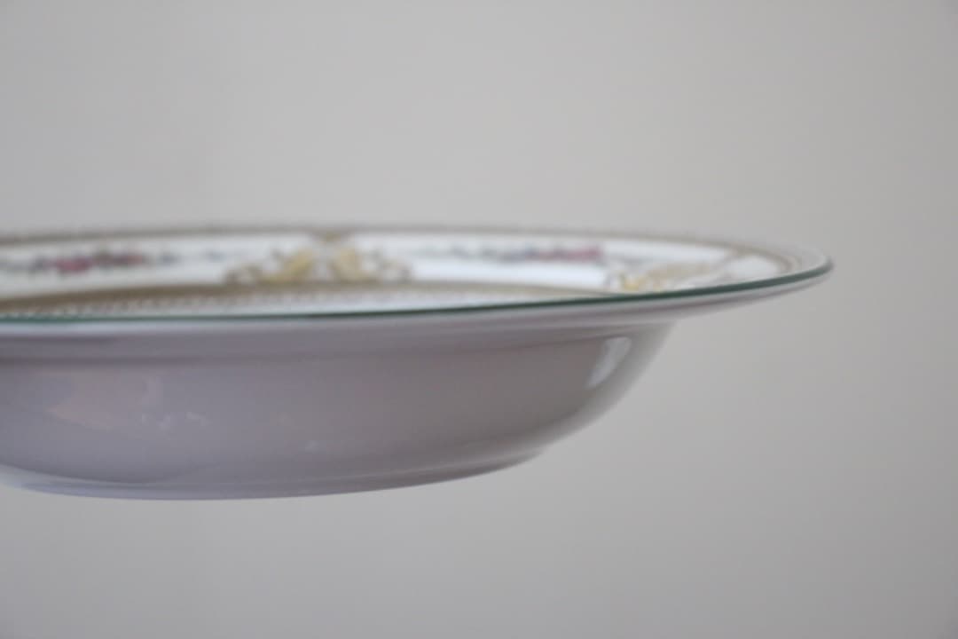 廃盤　WEDG WOOD　コロンビア　エナメル　スープボウル　深皿　６枚セット