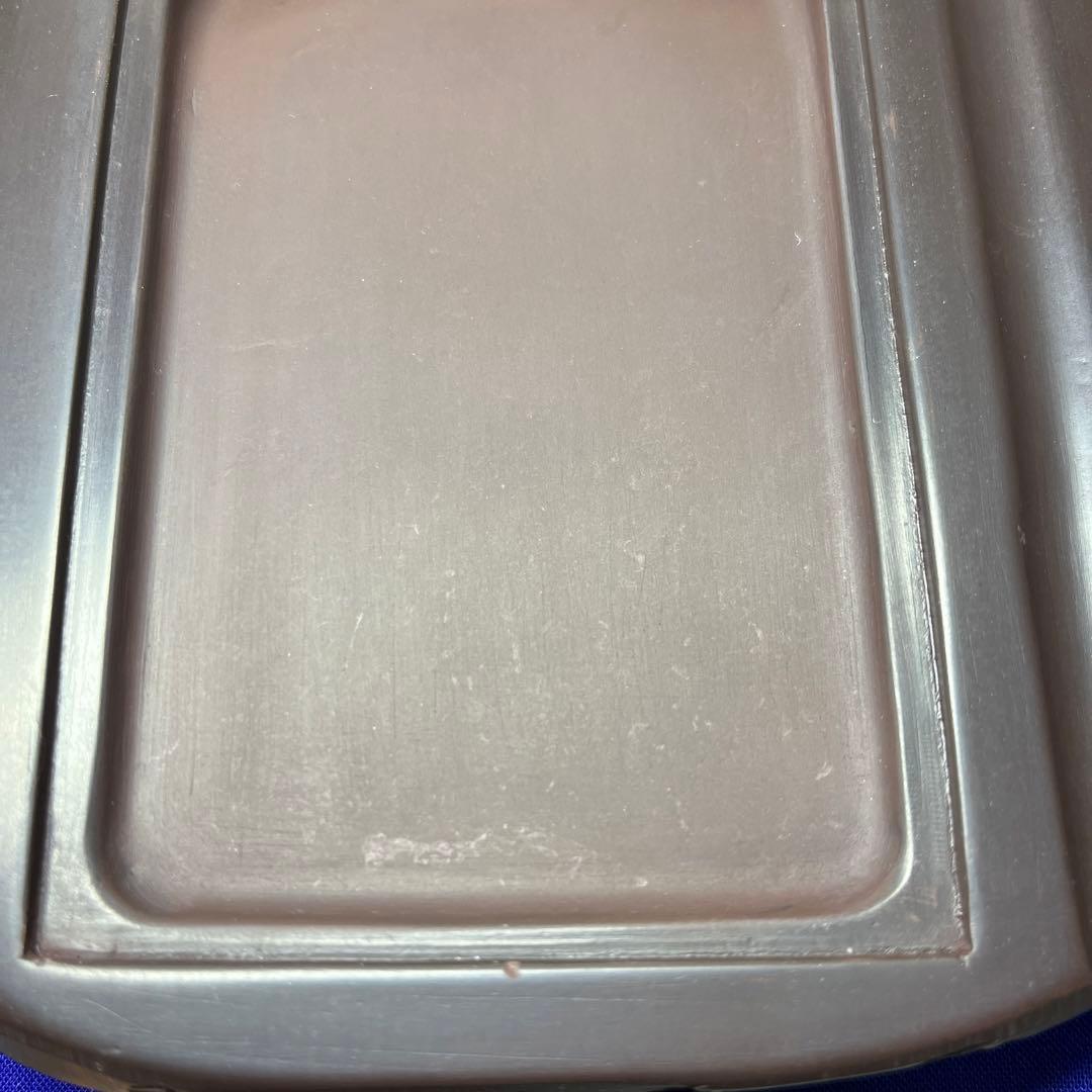 ⭕️赤間硯　石蓋付硯　長久松彫刻　大型硯　赤間硯　くすのき製硯　下井百合昭　昭竜山