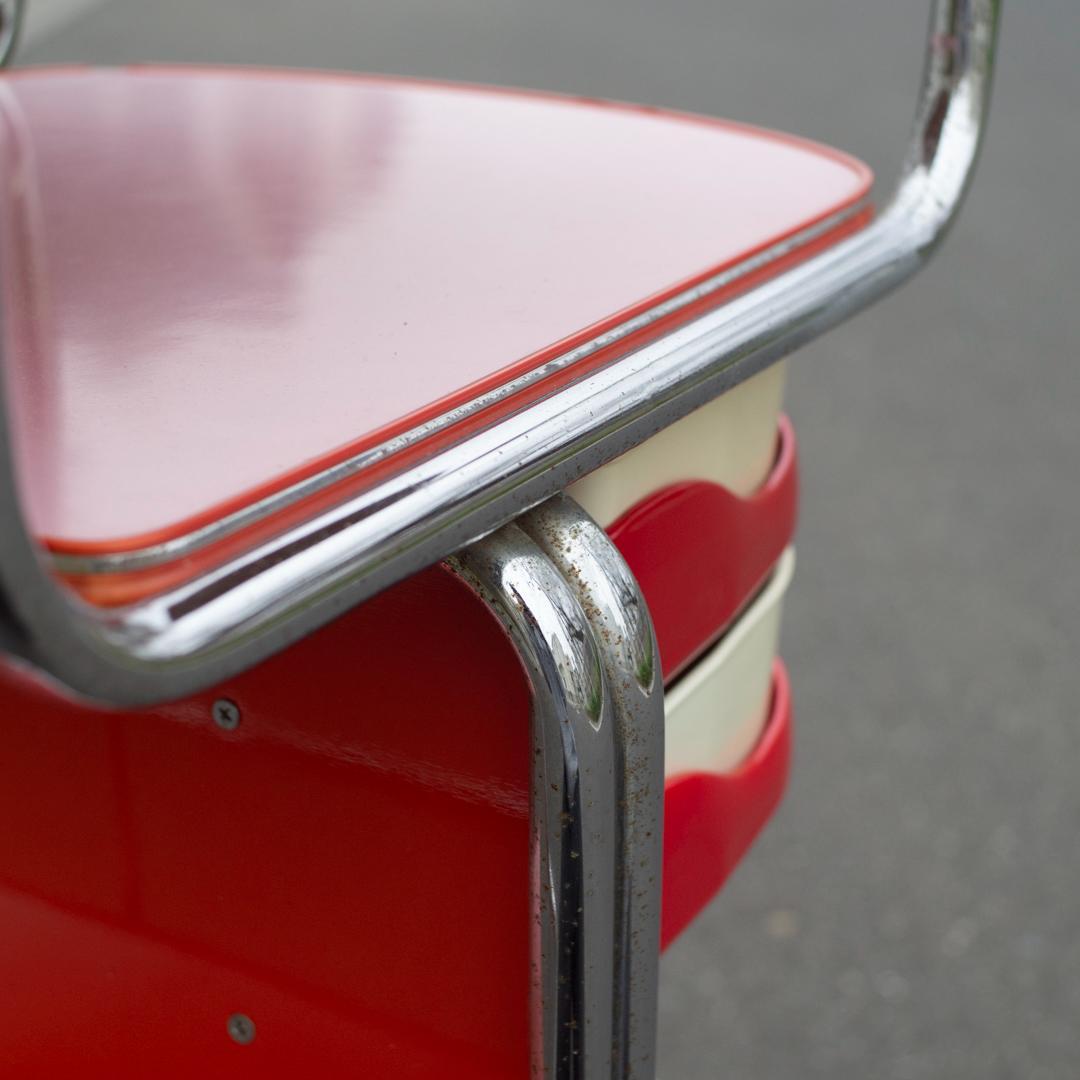 スペースエイジ ツールワゴン 多機能ワゴン 什器 収納 ミッドセンチュリー