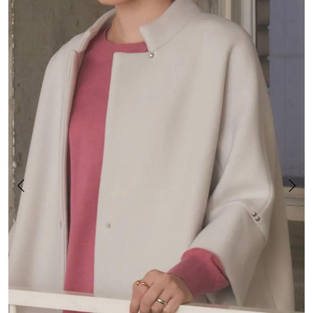 ヤマダヤ　Aga [尾州]Double Melton Cocoon Coat