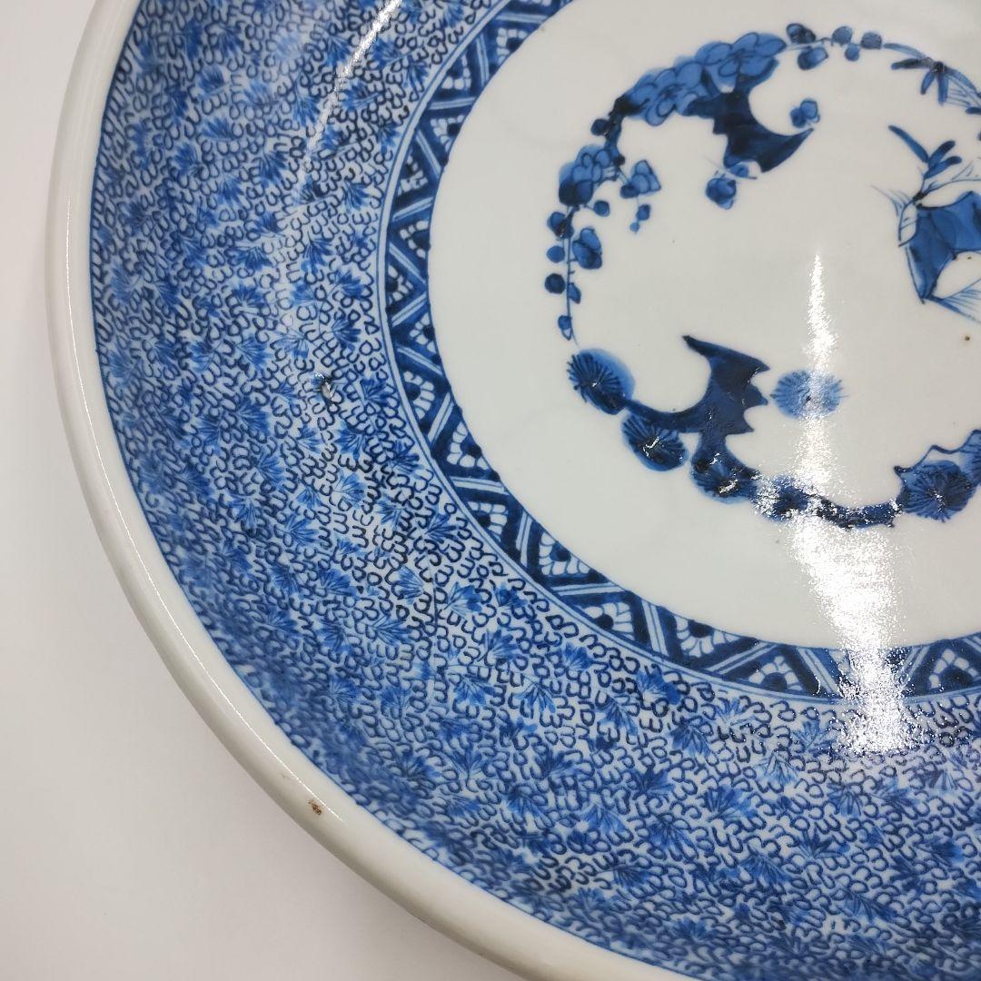 a【！！貴重！！】 太明成化年製 古伊万里 大皿 大鉢 食器 江戸時代 江戸食器