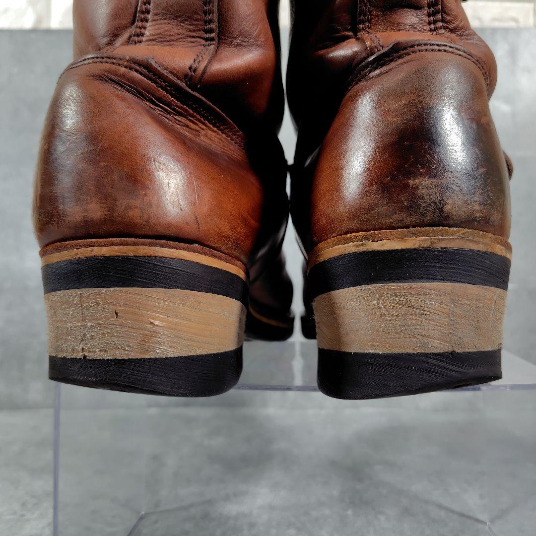 ホーキンス　エンジニアブーツ　ブラウン　レザー　本革　ベルト　【26.5】