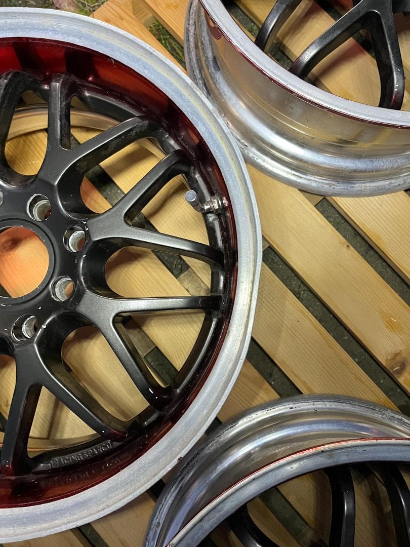 送料込　15インチ 6.5j 100-4H 114.3-4H +32 スパルコ