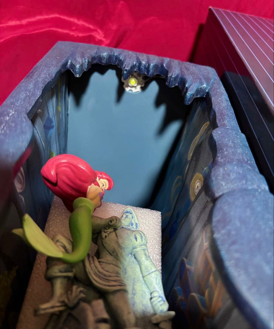 リトルマーメイド　ブックエンド　エネスコ　置物　ライト　本立て　ショーケース