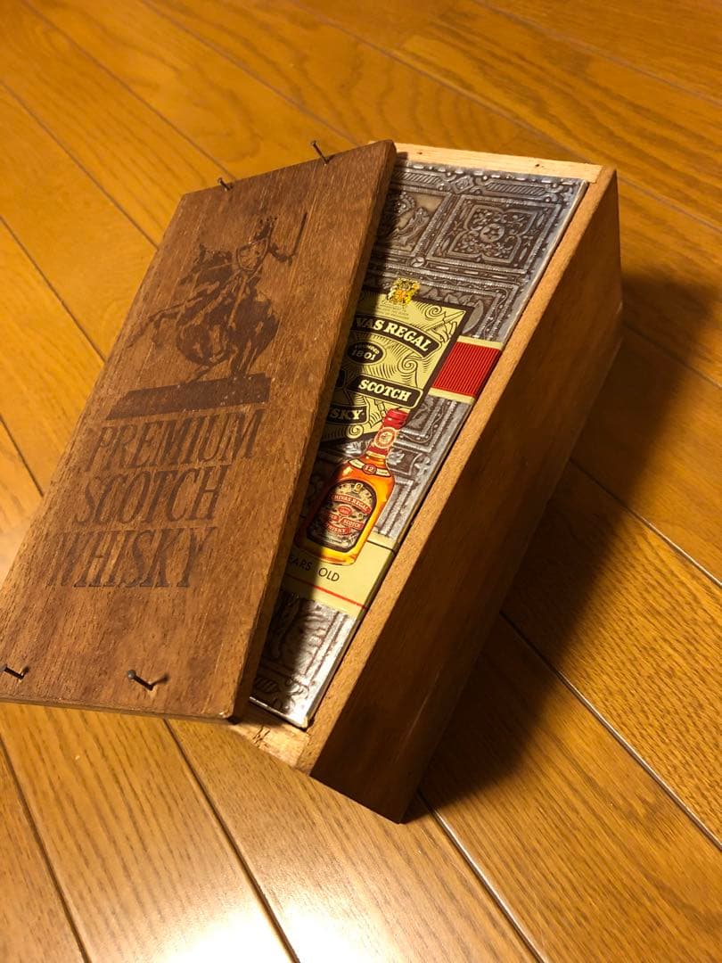 希少古酒　シーバスリーガル12年木箱入り　1970年代物