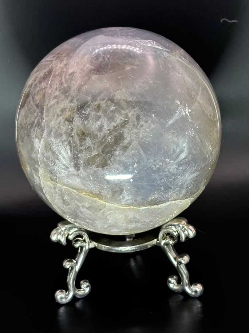 希少大玉！ブルーローズクォーツ＊9.3cm大玉スフィア＊パワーストーン天然石