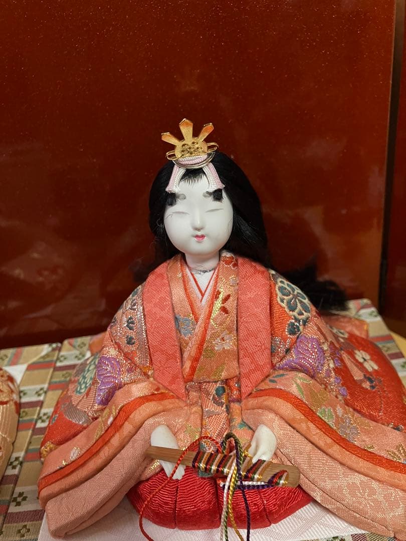 雛人形セット 東京　久月　真多呂作　二段　ひな祭り　石膏