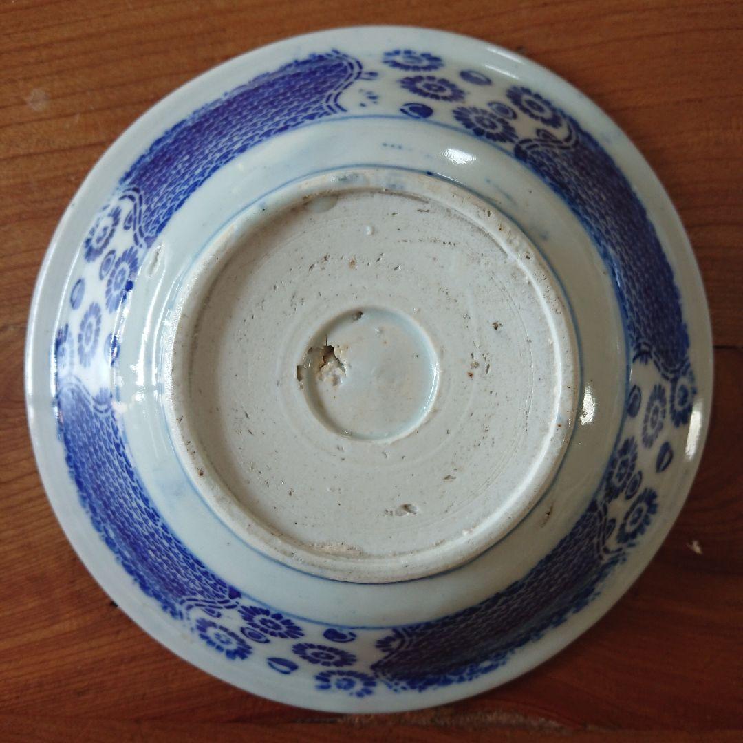 ぴょんぴょん 兎 骨董 印判 中鉢 うさぎ /古伊万里 古道具 暮らしの手帖 皿