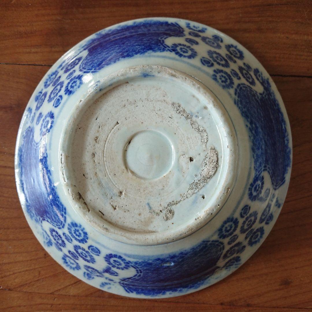 ぴょんぴょん 兎 骨董 印判 中鉢 うさぎ /古伊万里 古道具 暮らしの手帖 皿