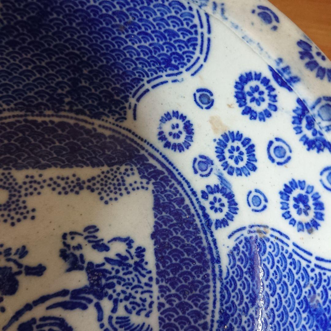 ぴょんぴょん 兎 骨董 印判 中鉢 うさぎ /古伊万里 古道具 暮らしの手帖 皿