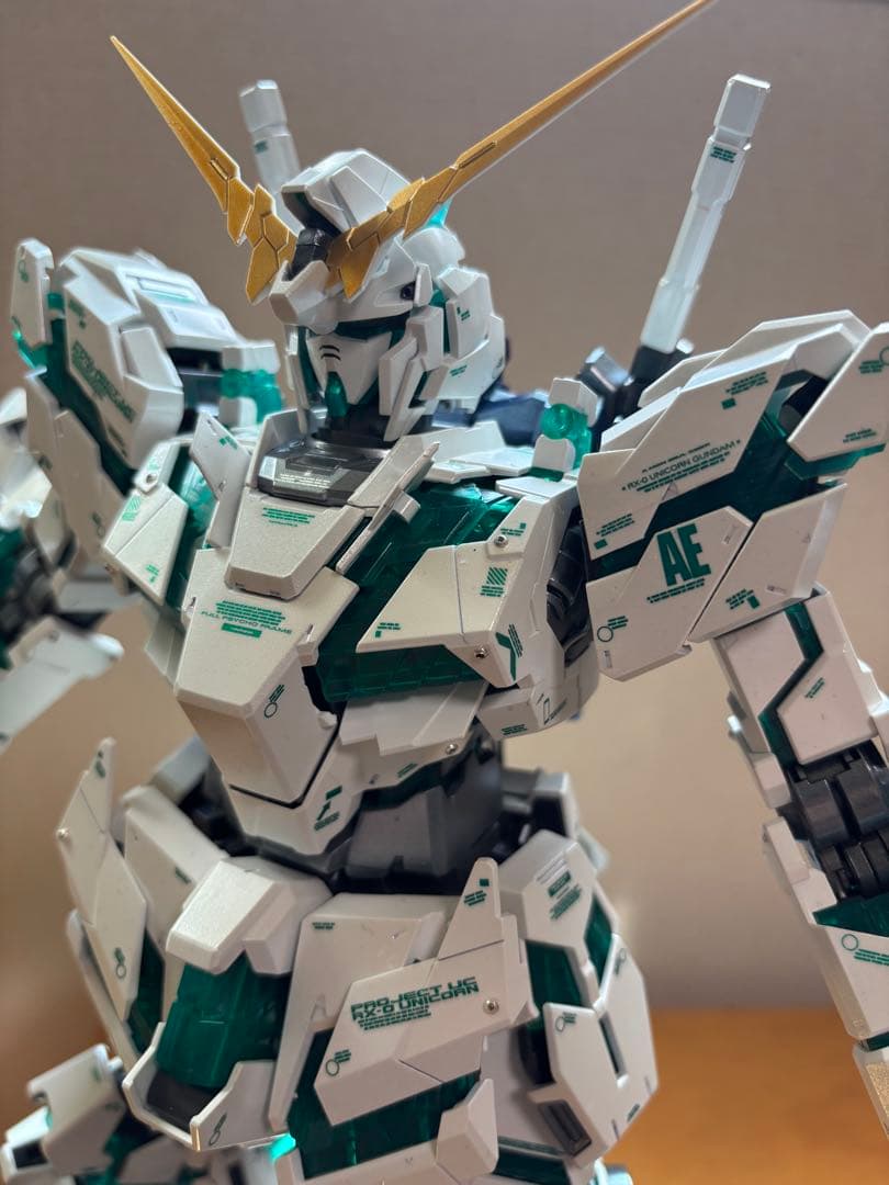 専用出品 PG 1/60 ユニコーンガンダム1号機　最終決戦仕様　LED 完成品