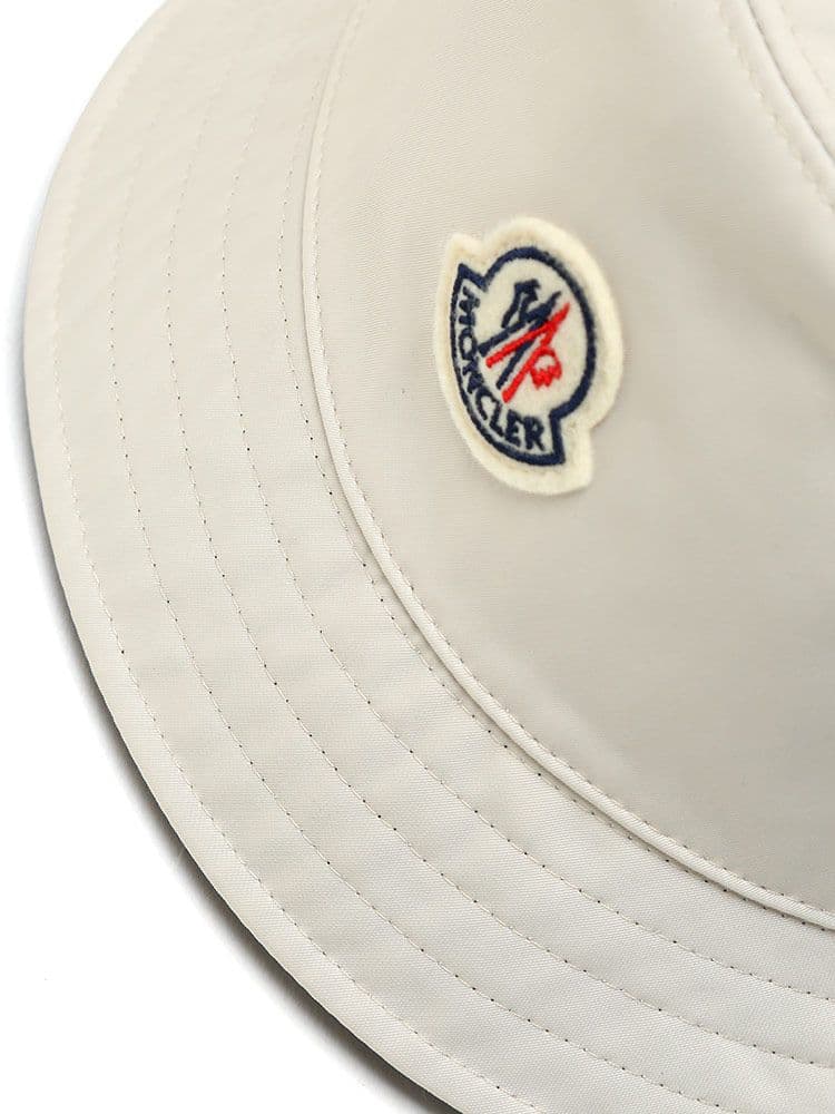 MONCLER リバーシブル ハット 帽子 Mサイズ ブラック✕ベージュ