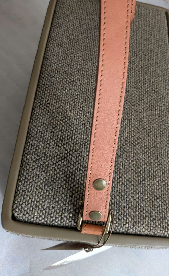 Hartmann　コスメティックケース　メイクボックス　ツイード