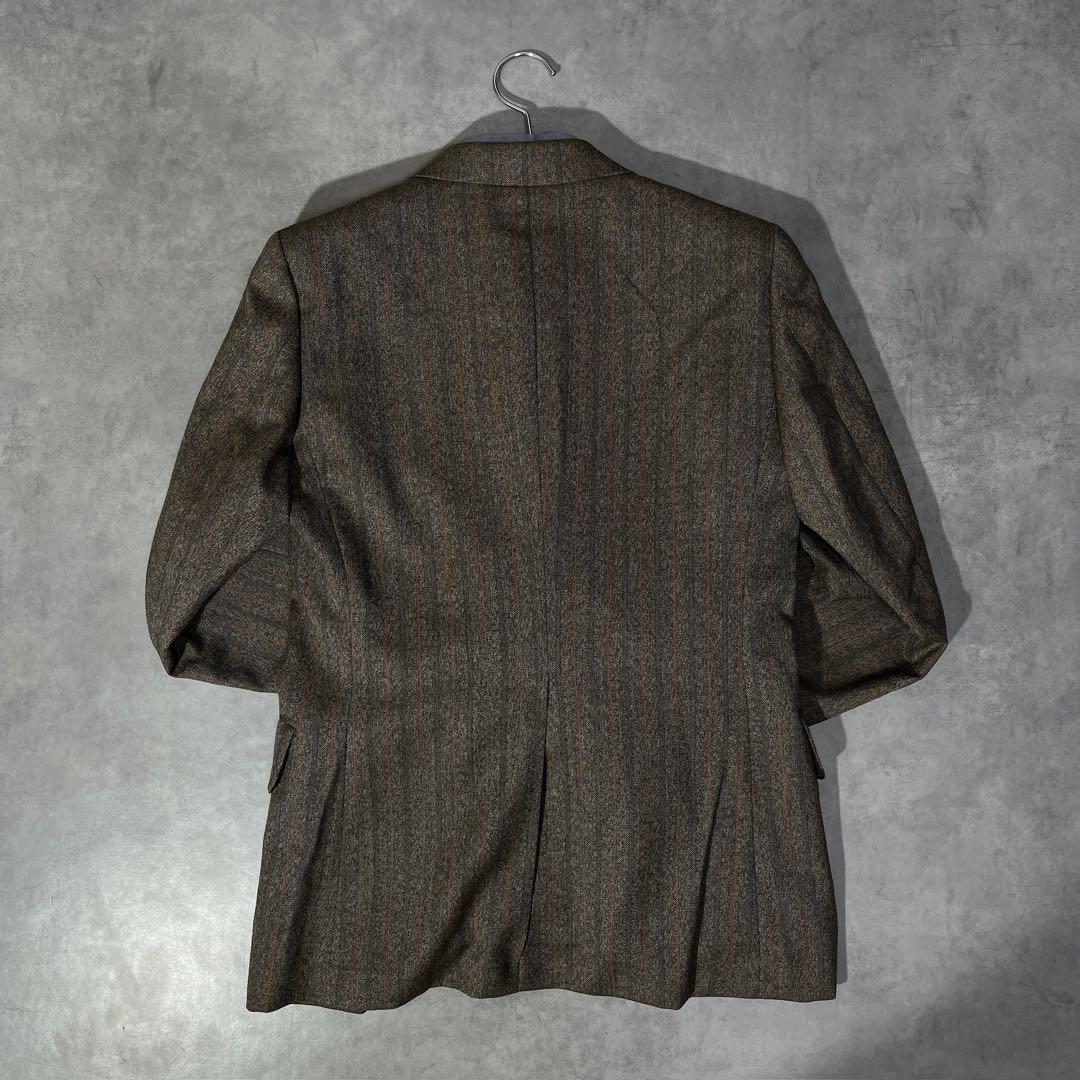 [F.089]【vintage】 セットアップ ダブル　ピンズ　ネクタイ