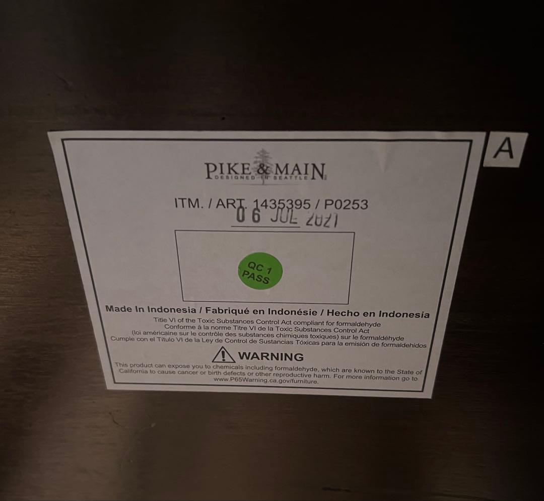 ダークブラウン木製ダイニングテーブルセット【引取り限定】