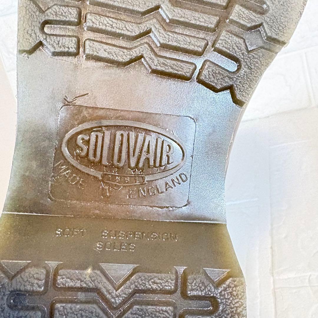 SOLOVAIRソロヴェアー ダークブラウン レザー ドレスシューズ 26cm