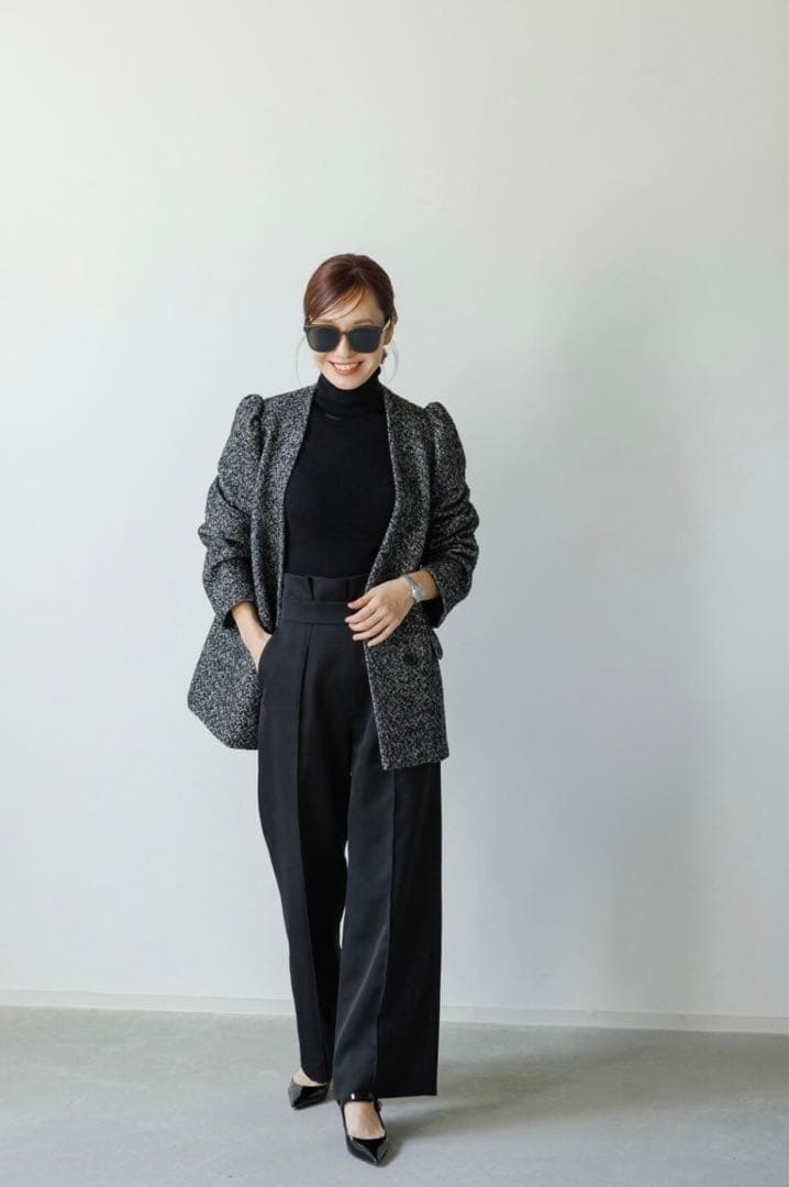 【完売品】アンプレガント　ノーカラー　ジャケットコート