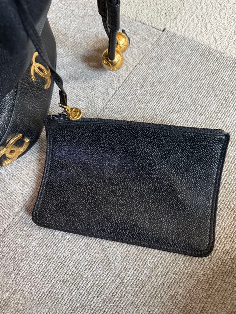CHANEL ヴィンテージ巾着バッグ