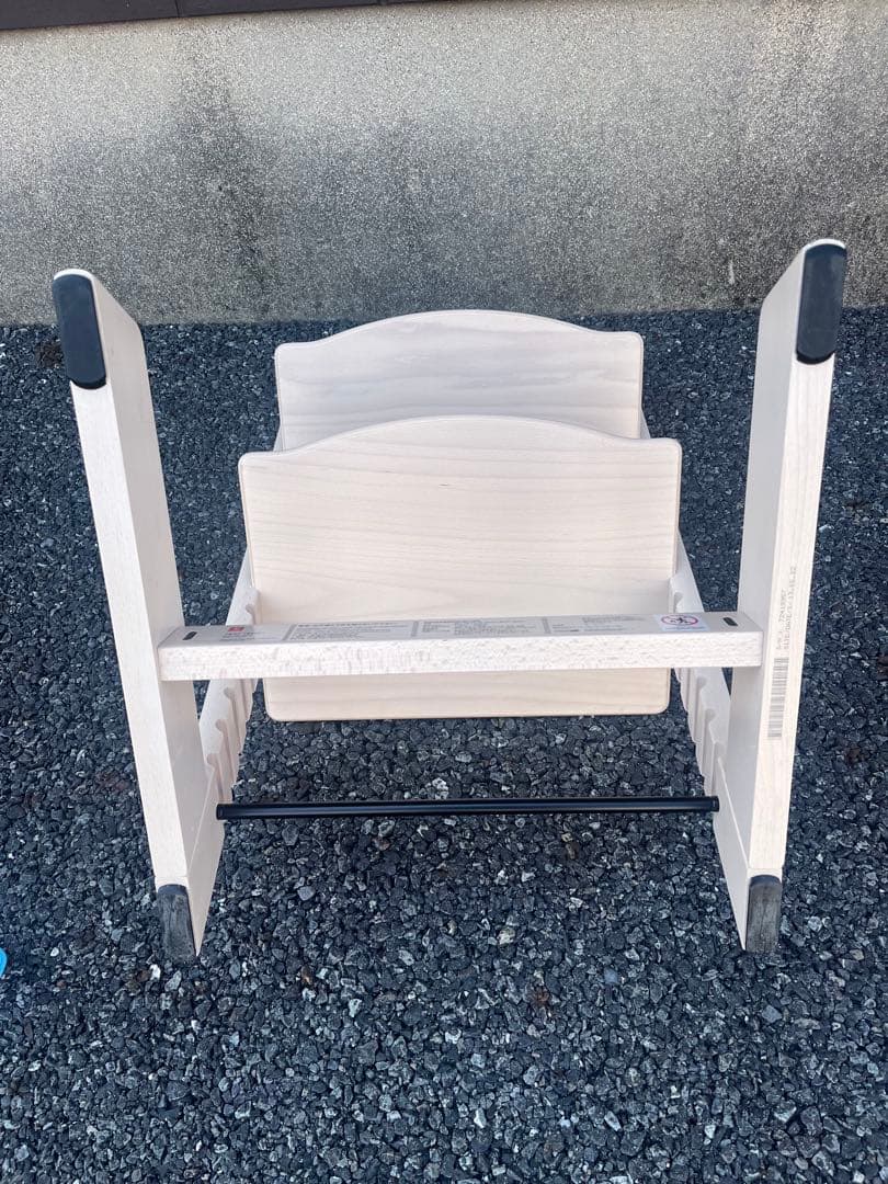 美品　ストッケ トリップトラップ シリアル7 ホワイトウォッシュ ハイチェア