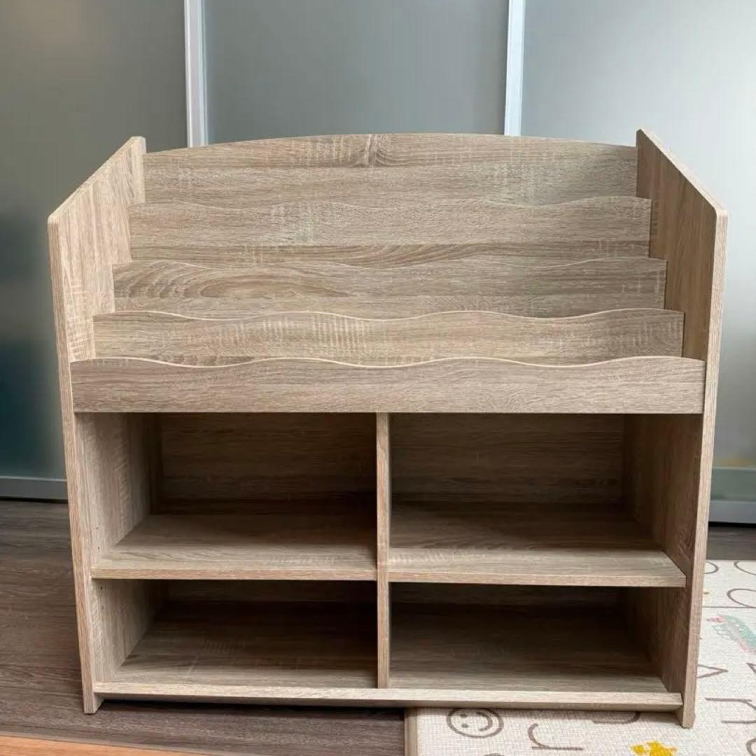 【6/20まで】LOWYA 絵本棚 おかたづけラック