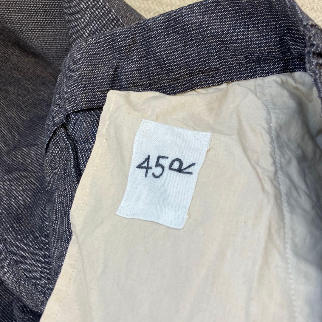 ストライプ ワイドパンツ　45R