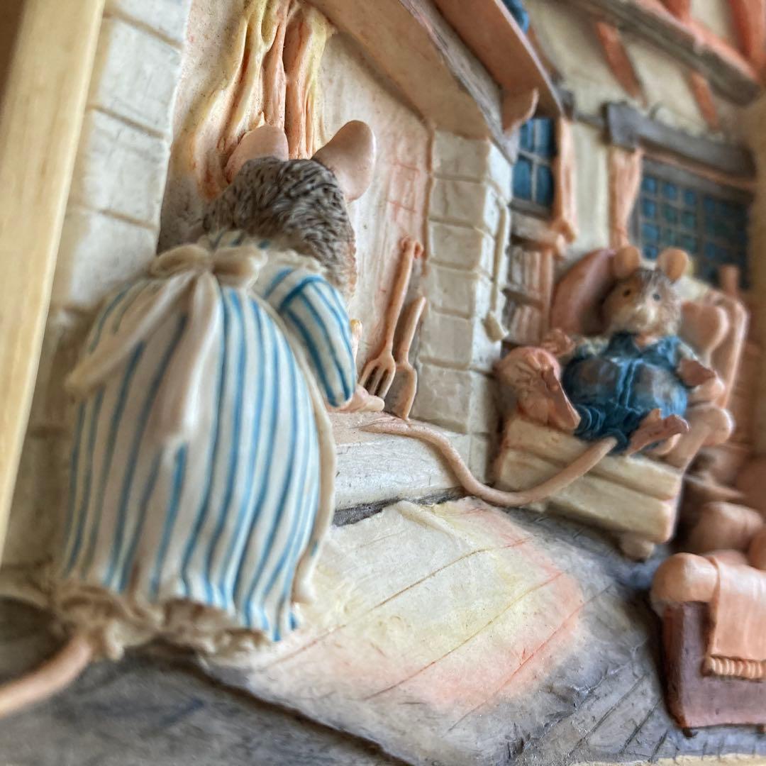 2/8 ブランブリーヘッジ 立体 壁掛け　のばらの村のものがたり　ジルバークレム