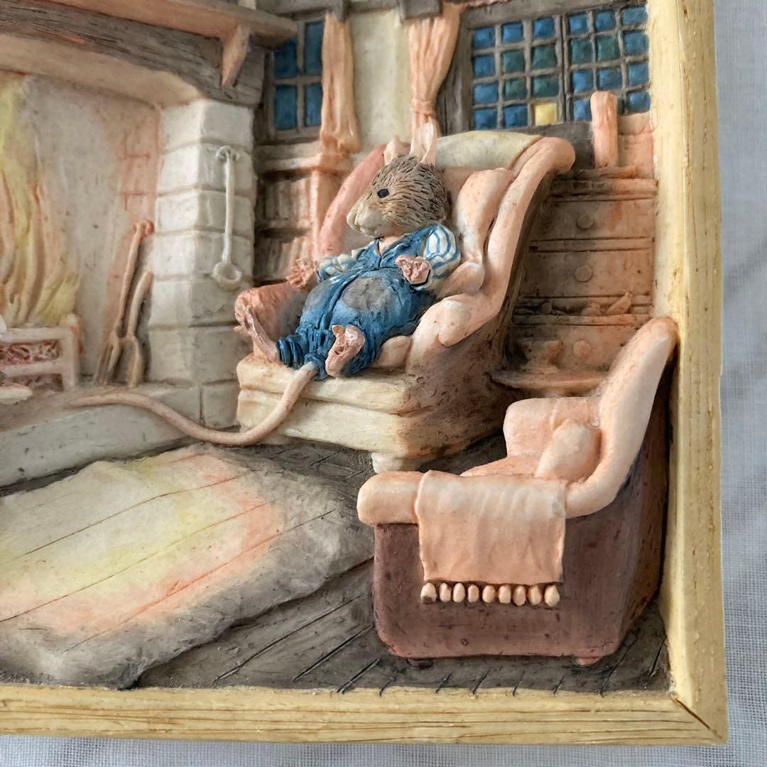 2/8 ブランブリーヘッジ 立体 壁掛け　のばらの村のものがたり　ジルバークレム