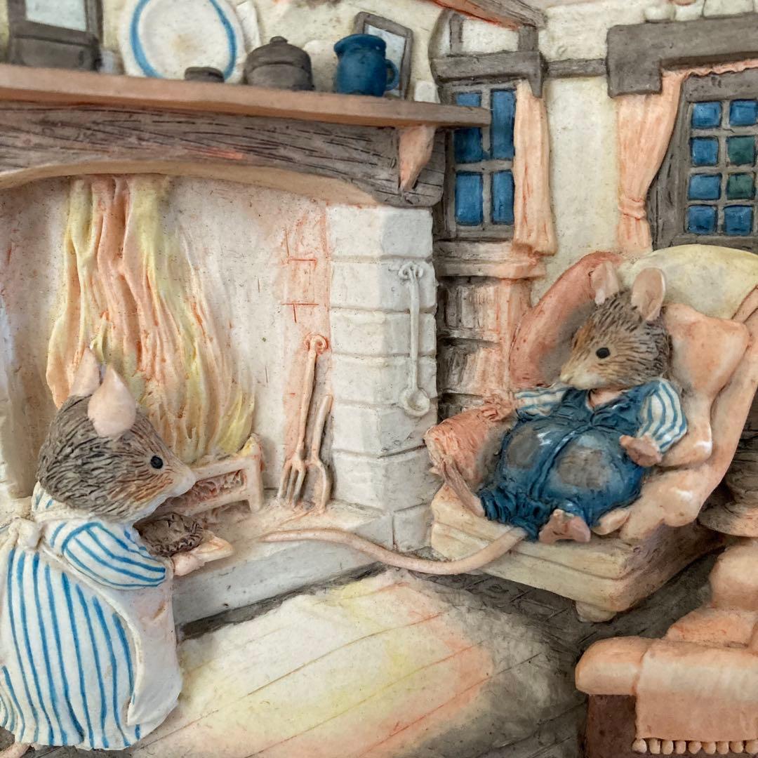 2/8 ブランブリーヘッジ 立体 壁掛け　のばらの村のものがたり　ジルバークレム