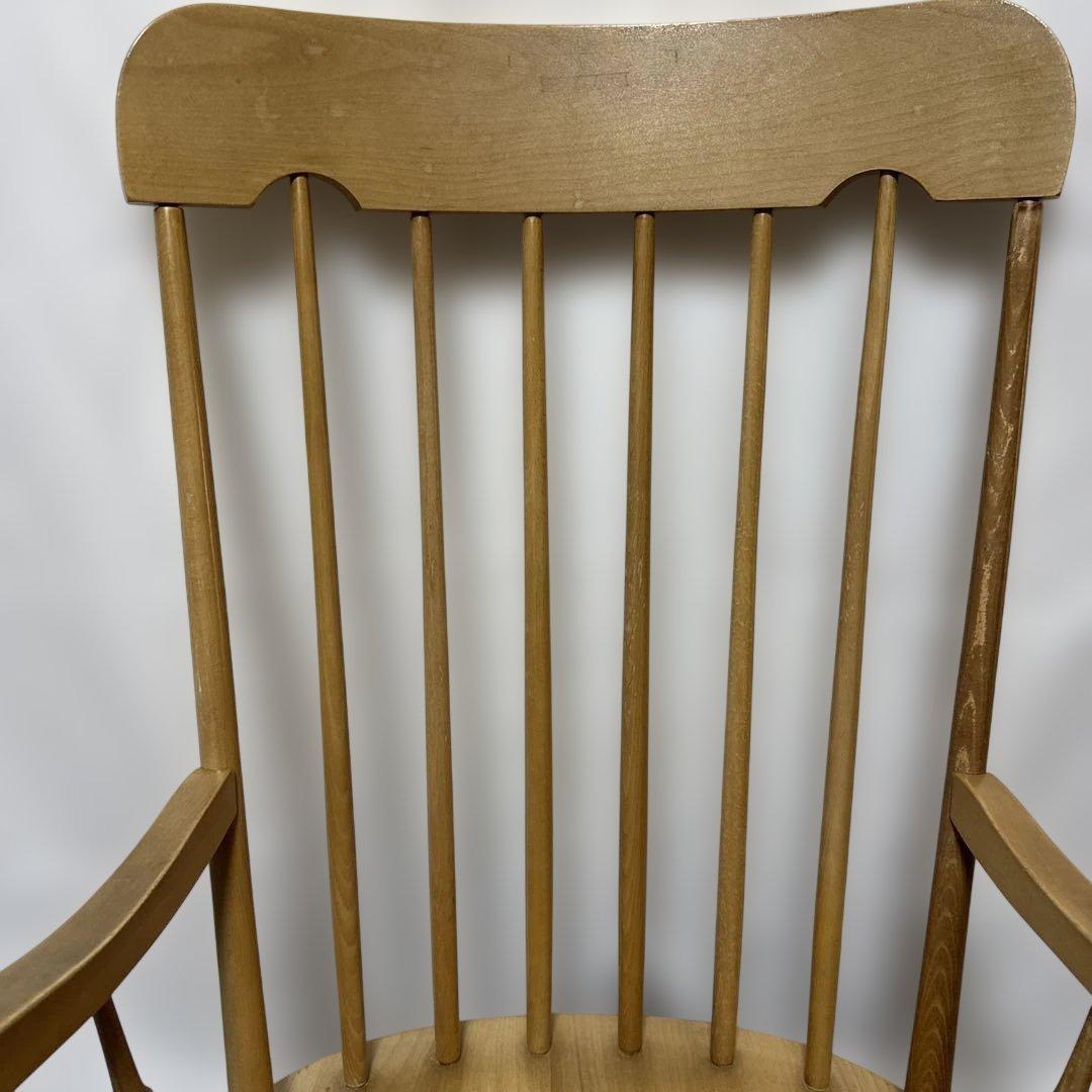 B052 飛騨高山 柏木工 KASHIWA ロッキングチェア 飛騨家具 レトロ