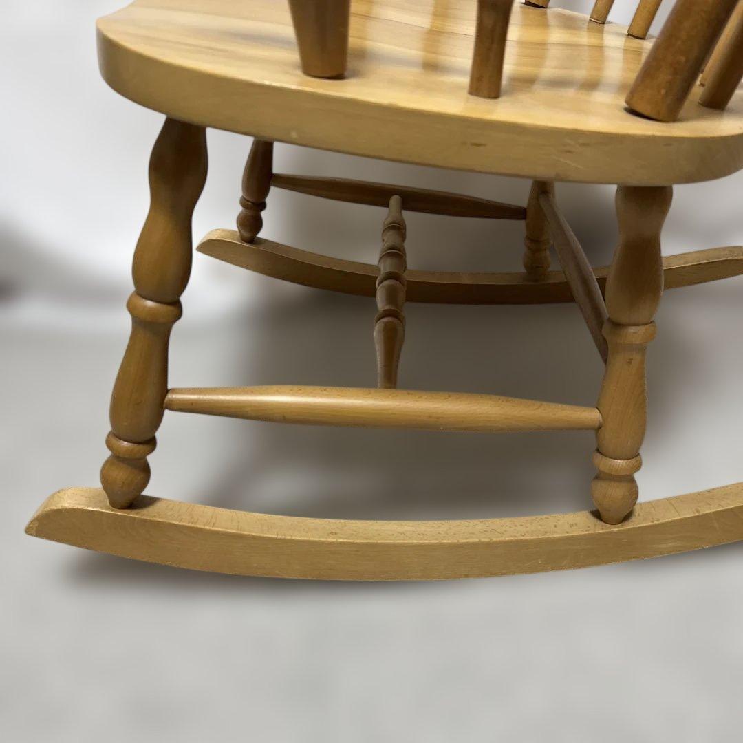 B052 飛騨高山 柏木工 KASHIWA ロッキングチェア 飛騨家具 レトロ