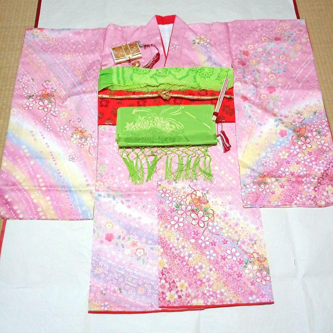 七五三　七歳　着物・結び帯フルセット (23)