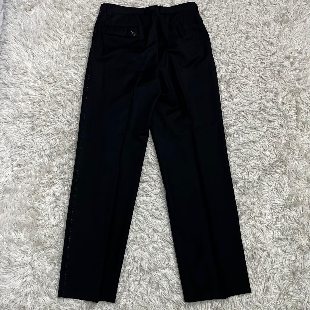 【美品】 エルメネジルド ゼニア 最高級オーダー　スーツ　ベスト　XL ブラック