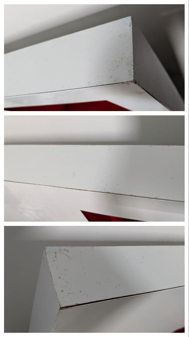 OLD IKEA JAGGA スチール ウォールラック 時計付き スペースエイジ