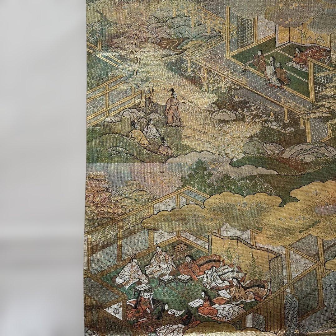 ⭐️美品⭐️源氏物語　袋帯　金糸　引泊　お茶会　観劇　卒業式　式典
