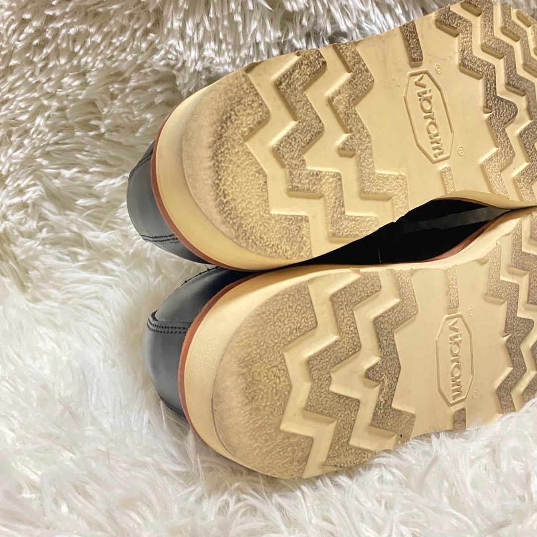 ✨美品✨チペワ モックトゥ オックスフォード革靴ブラック黒ローカット