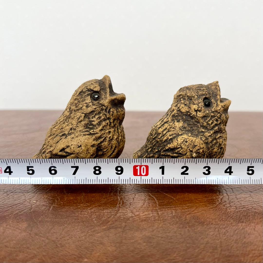 小鳥　ひな　陶器　置物　スウェーデン