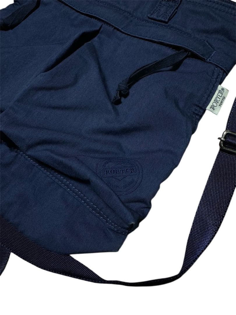 【廃盤】ポーターガール 2WAY ショルダー 吉田カバン ネイビー　ヘルメット