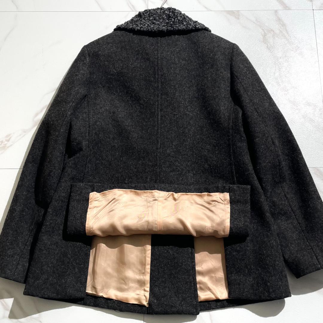 希少90s　ヴィヴィアンウエストウッド　ラムファー襟　オーブボタン　コート