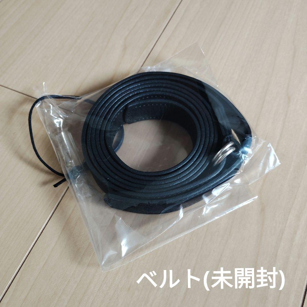 新品テンハンドクラフテッドモダン レザーベルト付き アンゴラ ウール ポンチョ