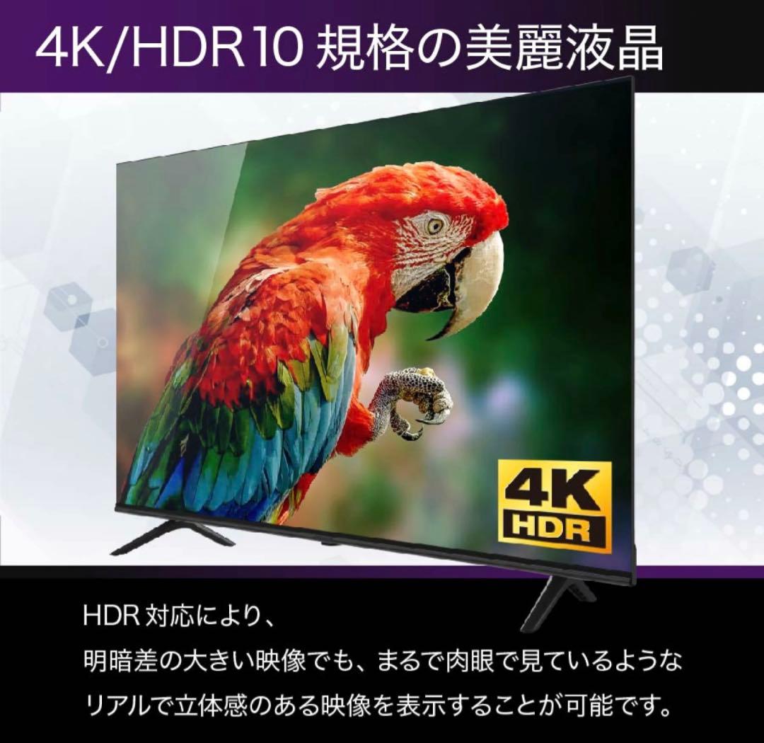 期間限定新品地デジGoogle TV 50インチ 本体