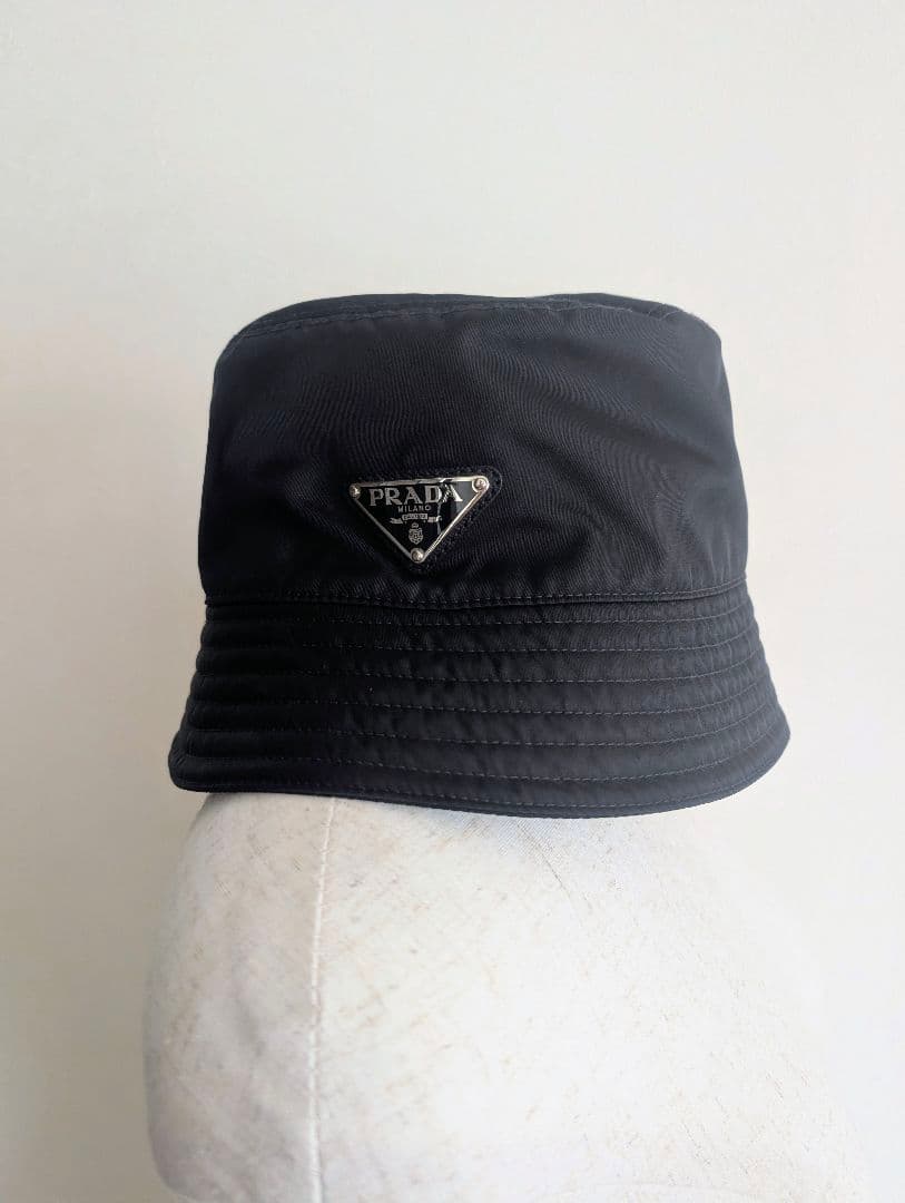 花華 ほぼ未使用品！PRADA プラダ ハット バケットハット Sサイズ