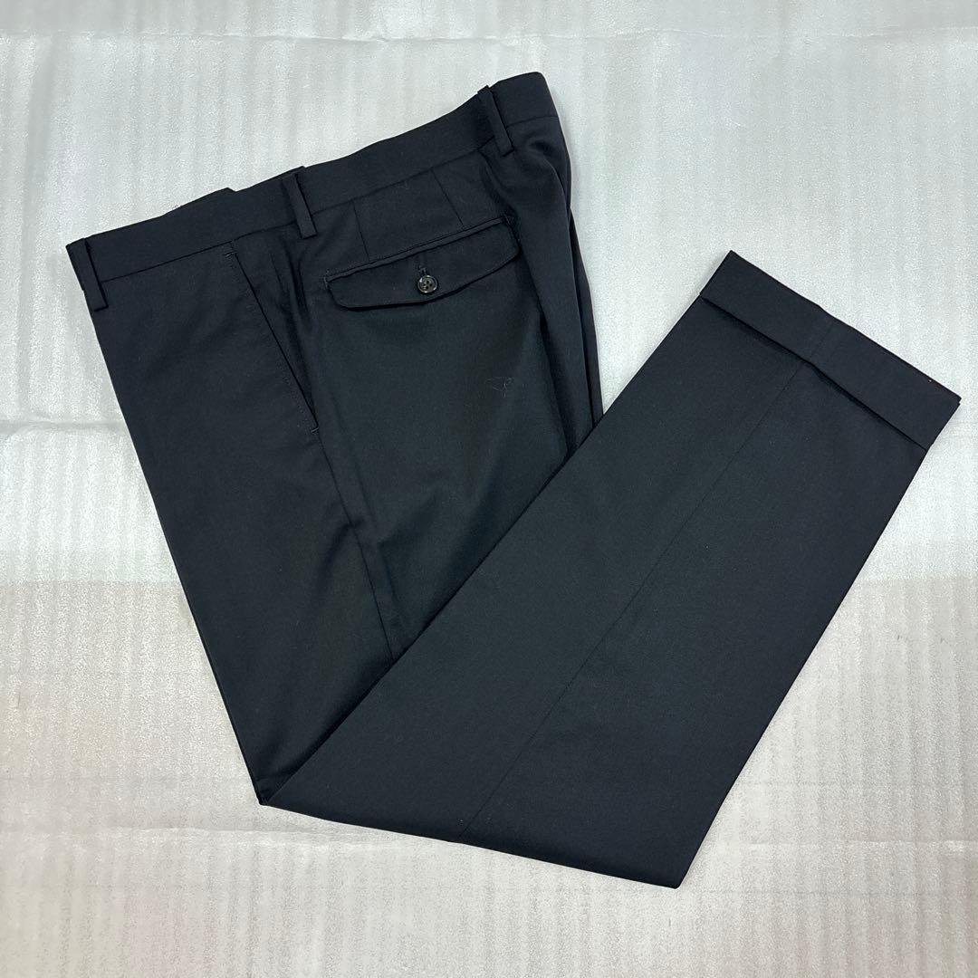 美品✨大きいサイズ LL相当 MEN'S BIGI ブラック無地 セットアップ