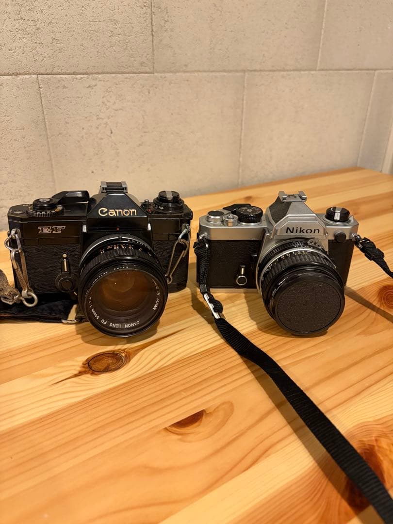 Canon EF & Nikon キヤノン&ニコン　フィルムカメラセット