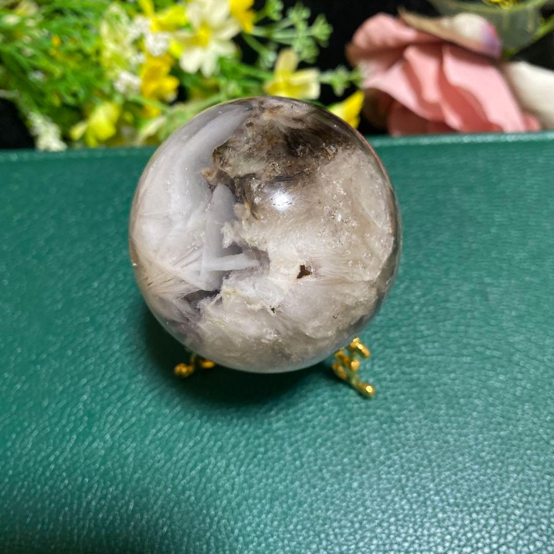 レア インナーモンゴル産フローライト スフィア ❸