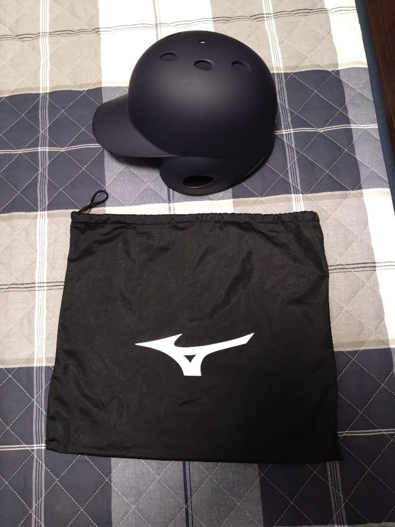 ミズノ 野球右打者用軟式艶消し片耳ヘルメット Lサイズ