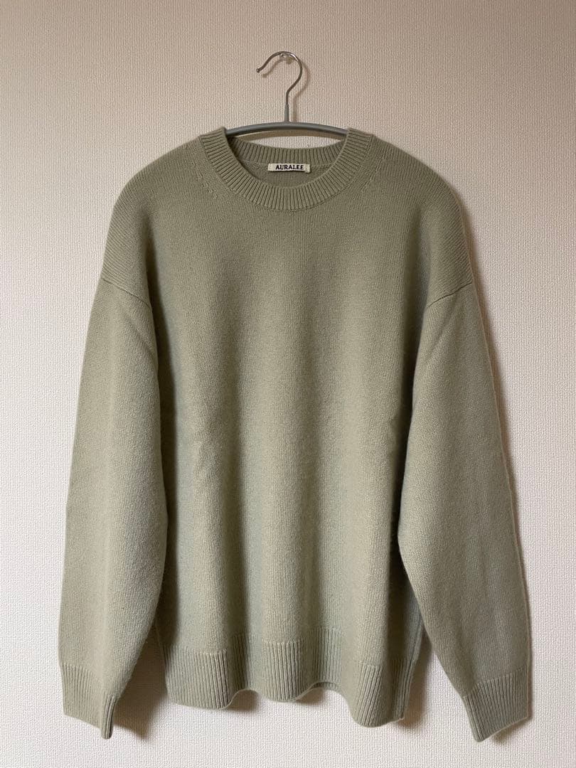 23AW AURALEE Baby Cashmere Knit P/O サイズ3