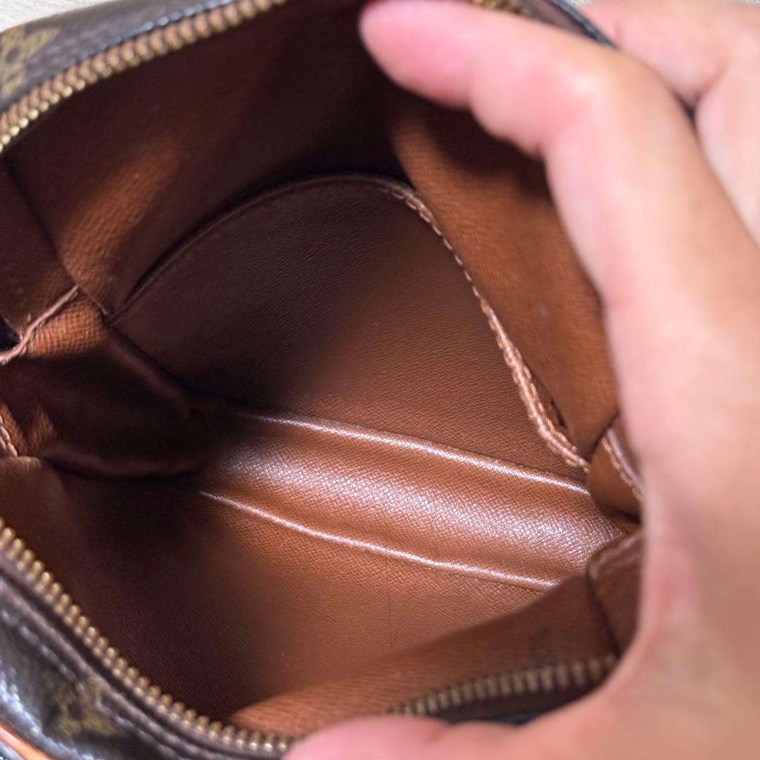 【鑑定済】 ベタ無 ルイヴィトン ダヌーブ モノグラム ショルダーバッグ